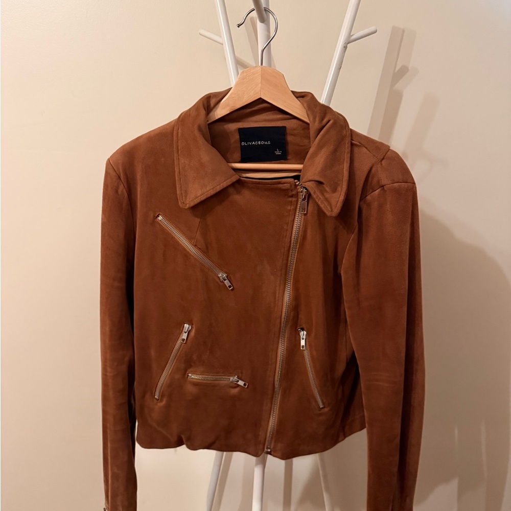Women's Brown Suede Jacket